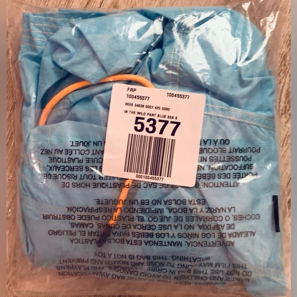 Free People Movement ~ In The Wild Pants ~ NWT Sz: S Color: Santorini/Blue Sea - Picture 2 of 16